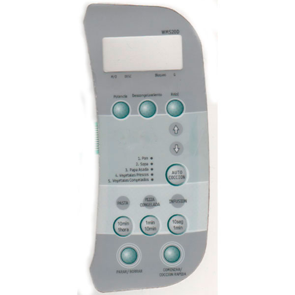ART. 3428 - TECLADO MD175 p/ WHIRLPOOL WMS20D - Manufactura Davos SRL