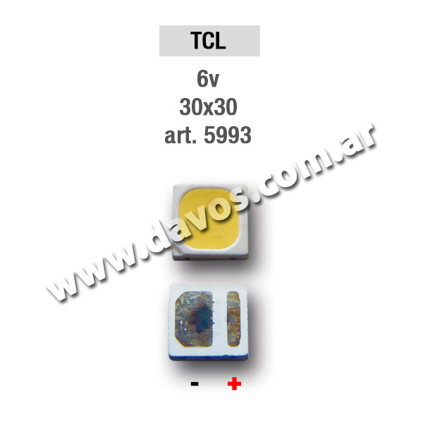 ART. 5993 - LED PANTALLA 6V 30X30 TCL